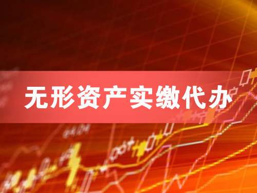 天长无形资产实缴资本代办